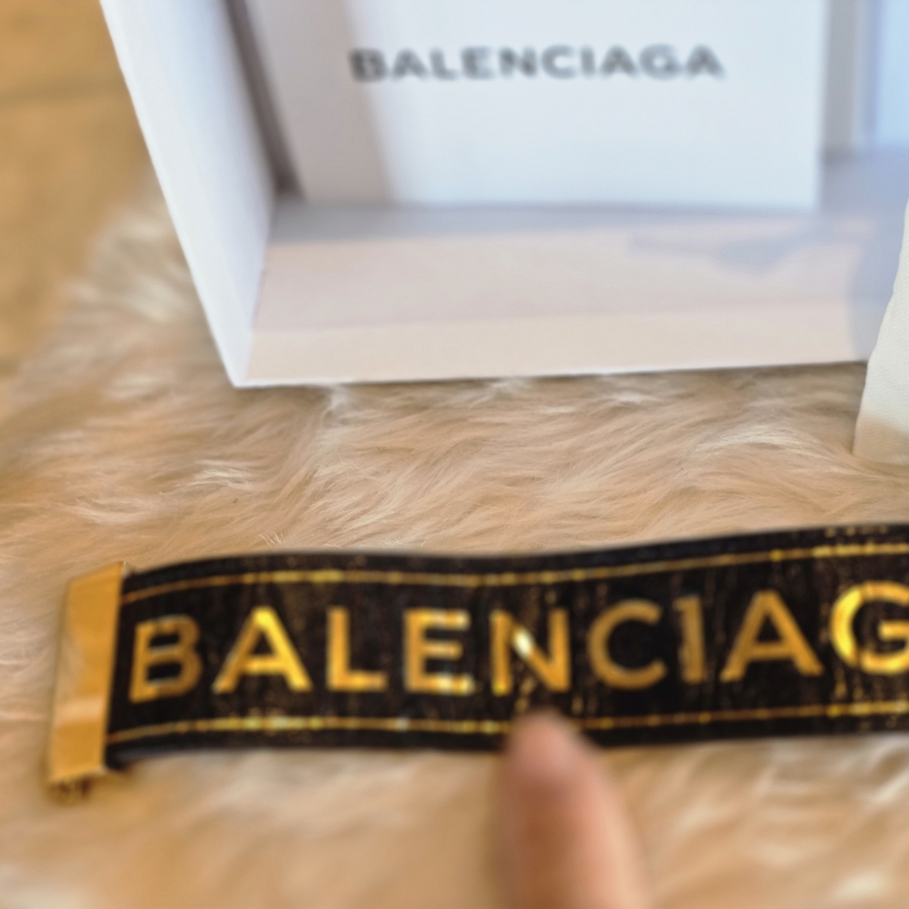 Balenciaga Black and Gold Bracelet - Picture 2 of 7